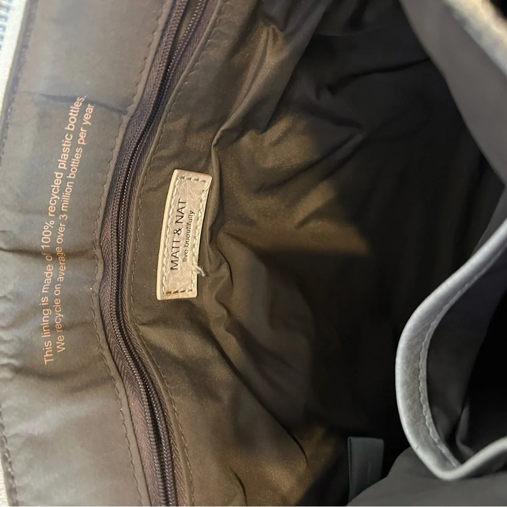 Matt & Nat Beige Crossbody Bag Vegan Leather Purse